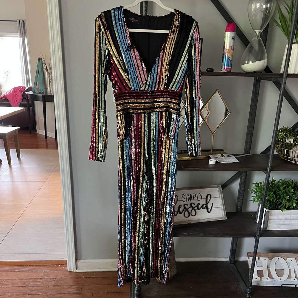 Sequin jumpsuit size small